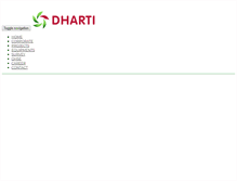 Tablet Screenshot of dharti.in